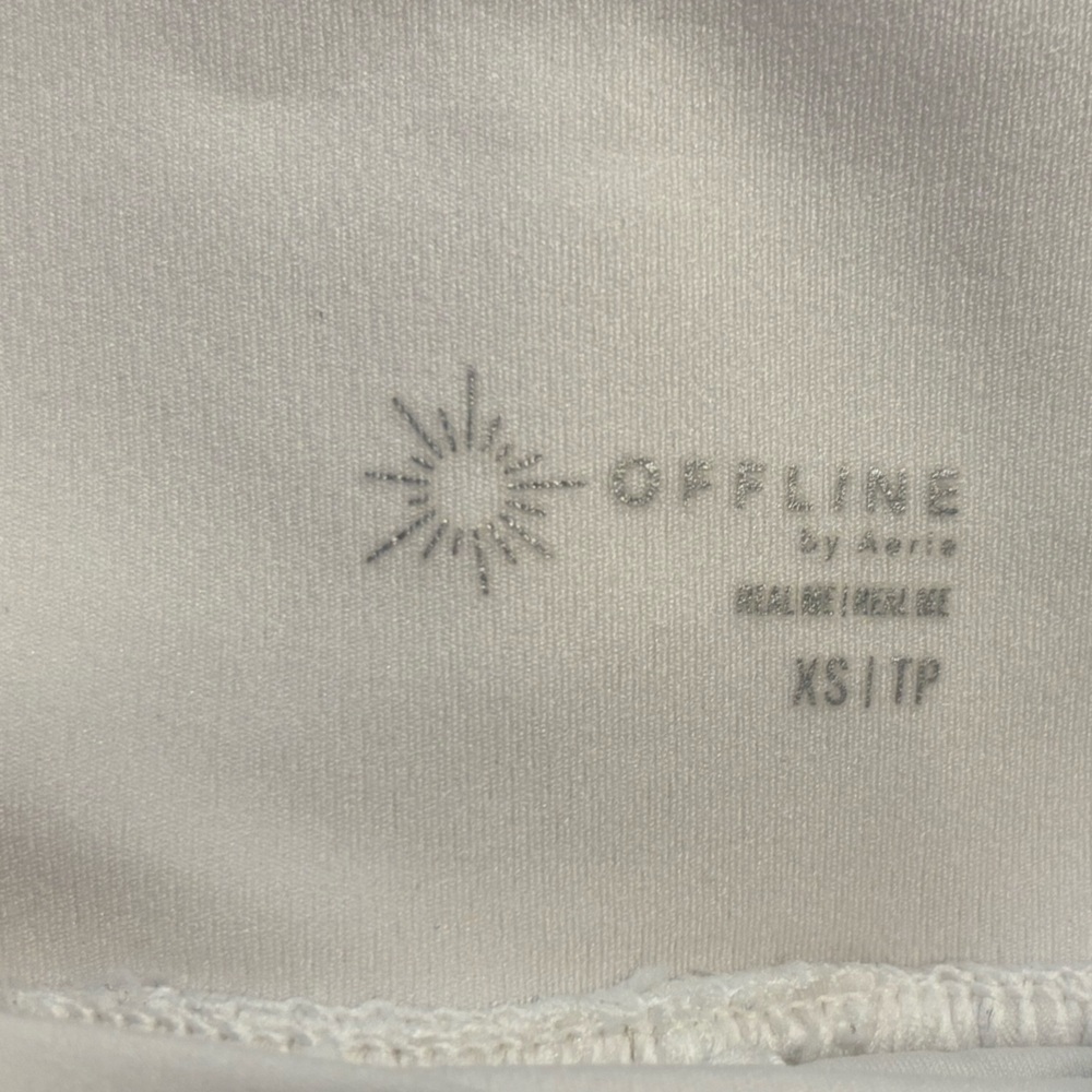 Aerie Offline All Aces Pleated Tennis Skort - White - Picture 10 of 10